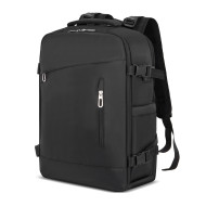 GEZGİN SİYAH LAPTOP BÖLMELİ SIRT ÇANTASI