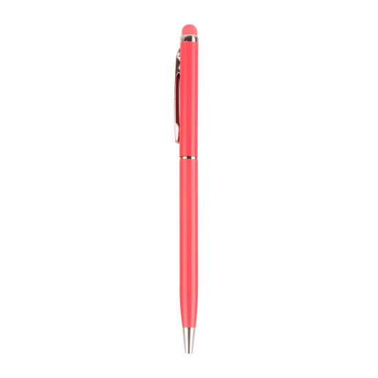 BAYRAKLI PEMBE METAL TÜKENMEZ KALEM - METAL TÜKENMEZ KALEMLER kurumsal hediyelikler