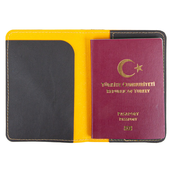 PASAPORTLUK SARI DERİ - SEYAHAT ÜRÜNLERİ kurumsal hediyelikler