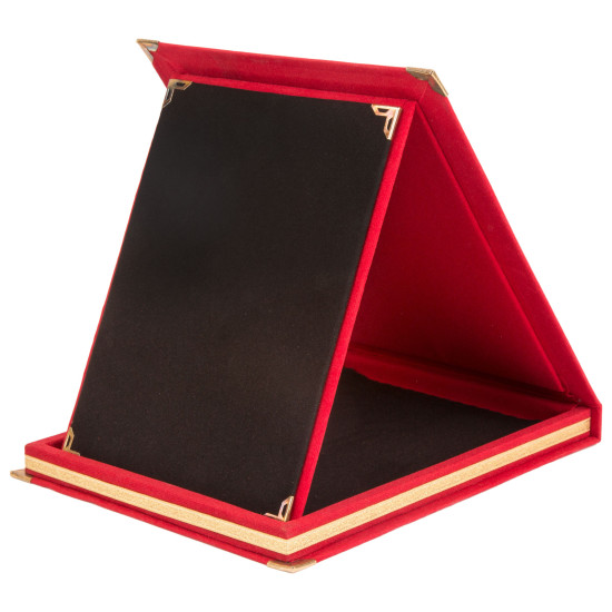 İNANÇ KIRMIZI ALBÜM PLAKET 9X12 CM -  kurumsal hediyelikler