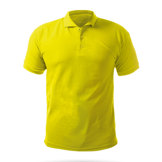 AÇELYA SARI XXL POLO YAKA TİŞÖRT - TİŞÖRTLER kurumsal hediyelikler