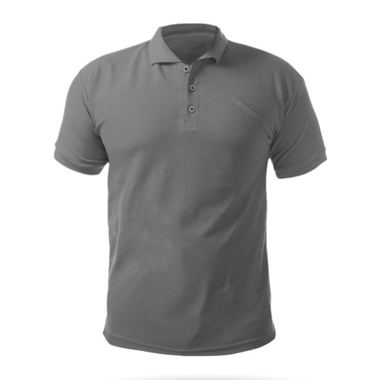 AÇELYA GRİ S POLO YAKA TİŞÖRT - TİŞÖRTLER kurumsal hediyelikler
