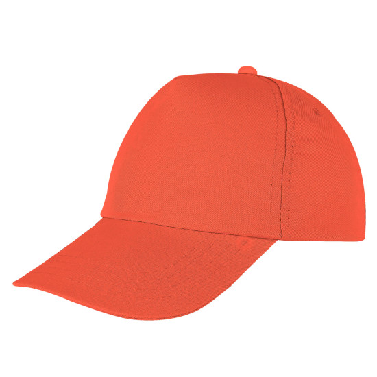 PAPATYA  TURUNCU POLYESTER ŞAPKA - ŞAPKALAR kurumsal hediyelikler