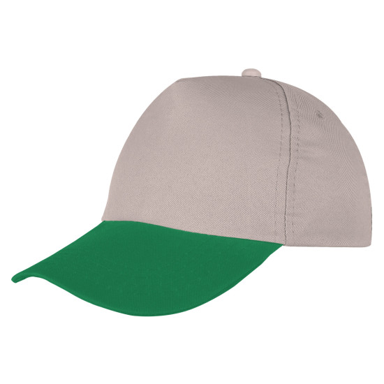 PAPATYA BEJ-YEŞİL POLYESTER ŞAPKA - ŞAPKALAR kurumsal hediyelikler