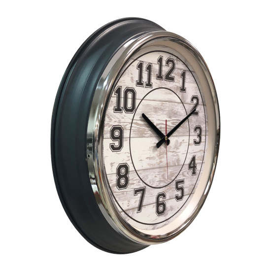 KİBELE201 FÜME METAL KASA DUVAR SAATİ (505 MM) - DUVAR SAATLERİ kurumsal hediyelikler