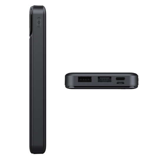 KAMAN 10.000 MAH SİYAH POWERBANK - POWERBANK kurumsal hediyelikler