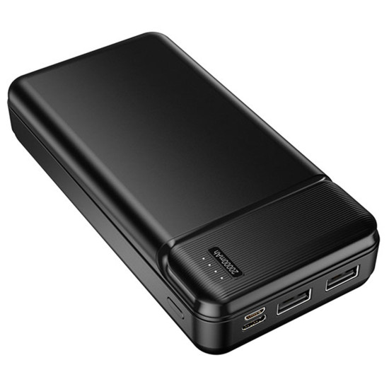ORTACA 20.000 MAH SİYAH POWERBANK - POWERBANK kurumsal hediyelikler