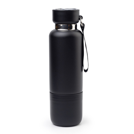 ULUDAĞ SİYAH 500 ML BARDAKLI TERMOS - TERMOSLAR VE MATARALAR kurumsal hediyelikler