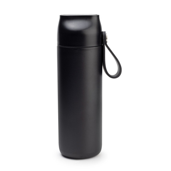 KEBAN SİYAH 600 ML DERECELİ TERMOS - TERMOSLAR VE MATARALAR kurumsal hediyelikler