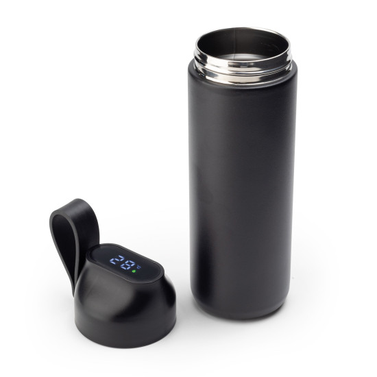 KEBAN SİYAH 600 ML DERECELİ TERMOS - TERMOSLAR VE MATARALAR kurumsal hediyelikler
