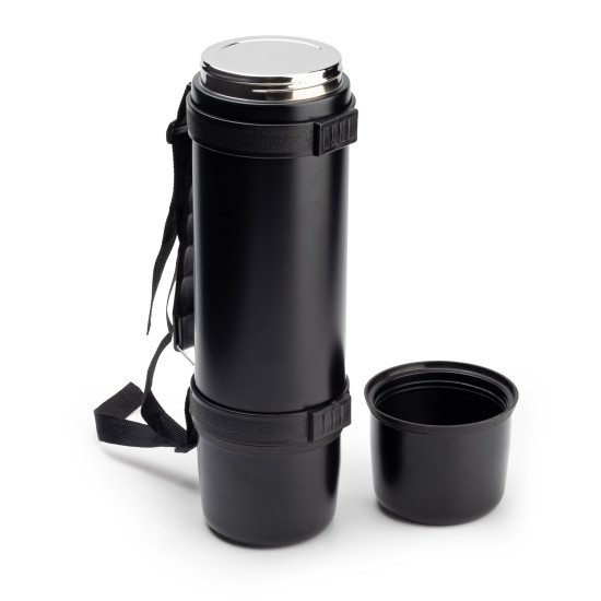 HAZAR SİYAH 1000 ML TERMOS - TERMOSLAR VE MATARALAR kurumsal hediyelikler