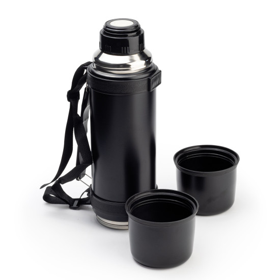 HAZAR SİYAH 1000 ML TERMOS - TERMOSLAR VE MATARALAR kurumsal hediyelikler