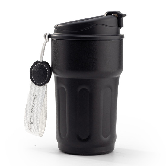 CEMRE SİYAH 500 ML DERECELİ TERMOS - TERMOSLAR VE MATARALAR kurumsal hediyelikler