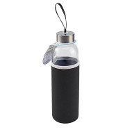 LADOGA SİYAH 550 ML CAM MATARA