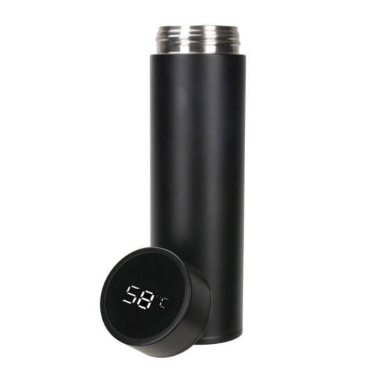 BEYŞEHİR SİYAH 500 ML DERECELİ TERMOS - TERMOSLAR VE MATARALAR kurumsal hediyelikler