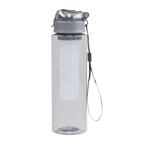 ERİKLİ SİYAH 800 ML DETOKSLU SAN MATARA - TERMOSLAR VE MATARALAR kurumsal hediyelikler