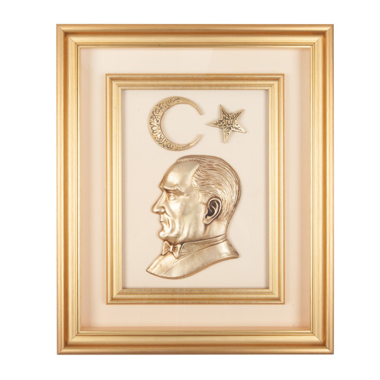 ÖNCÜ BEJ ATATÜRK KABARTMALI TABLO - TABLOLAR kurumsal hediyelikler