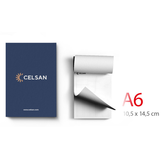 ALA-35 KAPAK GEÇMELİ A6 BLOKNOT - BLOKNOT kurumsal hediyelikler